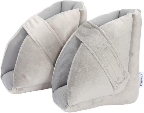 Fanwer Heel Protectors for Pressure Sores, Foot Support Pillow, Heel Cushions for Heel Pain Relief, Bedsores, Pressure