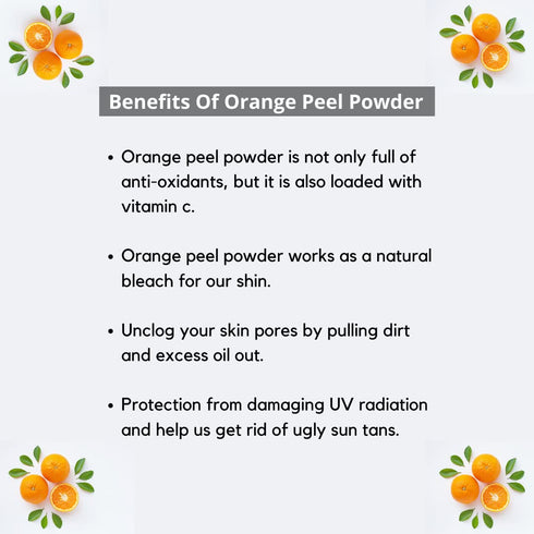 SVATV Orange Peel Powder, Natural Skincare Powder for Face Pack, 227g for Smooth Skin