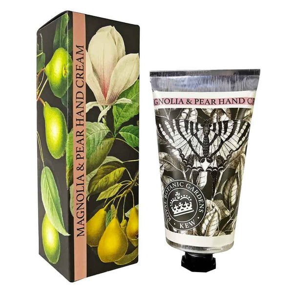 The English Soap Company Royal Botanical Gardens Kew Hand Cream, Magnolia and Pear Scent, 75ml