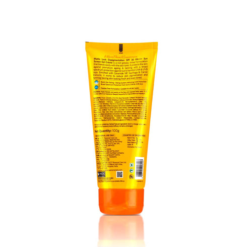 VLCC Matte Look SPF 30 Sun Screen Gel Creme, 100gm