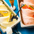 Much Hotter 100PCS Party4.7 Inch. Mini Shovel Shape Spoons, Plastic Mini Ice Cream Dessert Spoon Shovels Pudding Yogurt
