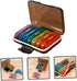 HAKIDZEL 7-Day Weekly Pill Organizer Box Portable Medicine Storage Case with Compartments, Small Travel Pill Holder