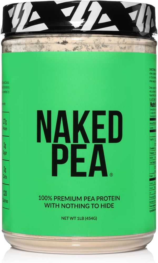 NAKED Nutrition Pea Protein Isolate - Plant Based, Vegan Protein, 15 Servings