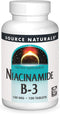 Source Naturals Niacinamide B-3, 100 mg Dietary Supplement - 100 Tablets for Daily Use
