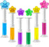 EKE Toilet Gel - Toilet Stain Removal Cleaning Air Freshener, 72 Flower Stamps, Pack of 6 Scents
