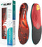 VALSOLE Heavy Duty Support Orthotics - 220+ lbs Plantar Fasciitis High Arch Support Insoles for Men Women, Shock