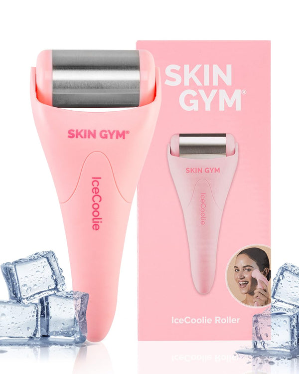 Skin Gym Ice Roller for Face - Anti Aging Ice Face Roller & Eye Roller for Puffiness Relief, Travel Size