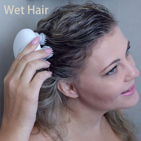 Rechargeable Electric Scalp Massager - Four-Finger Kneading for Ultimate Relaxation