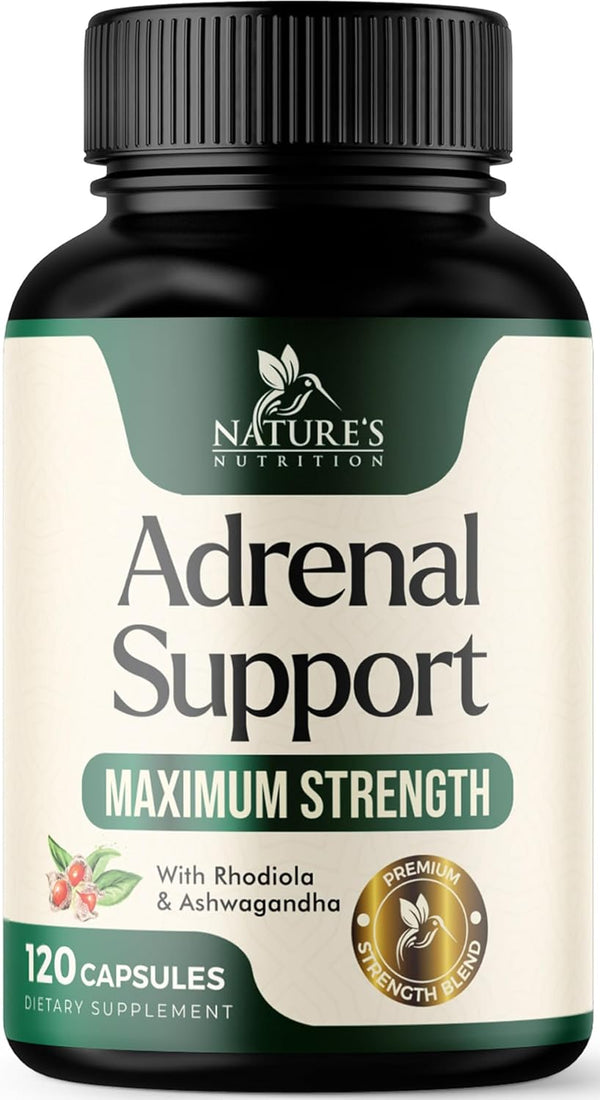 Adrenal Support Supplements Cortex Complex, Best Energy Supplement, Supports Cortisol Health & Energy Levels, 120