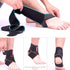Adjustable Ankle Support Brace, Breathable Nylon Material, Super Elastic and Comfortable, Gray