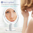 Vanity Mirror Makeup Mirror with Stand, 1X/15X Magnification Double Sided 360 Degree Swivel Mirror, 7.4 Inch Portable
