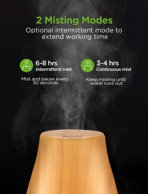 InnoGear Essential Oil Diffuser, Premium 5-in-1 Aromatherapy Diffuser, Air Desk Humidifier for Bedroom, Yellow
