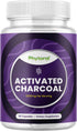 Extra Strength Activated Charcoal Pills, 1200mg Per Serving, Coconut Charcoal Supplement for Digestive Health & Upset