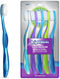 Dazzling Clean Manual Toothbrush, 10 Pack, Soft Bristles for Sensitive Teeth, Multiple Colors
