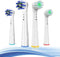 Replacement Toothbrush Heads for Oral B Braun, 4 Pack Professional Electric Toothbrush Heads, Compatible with Oral-B