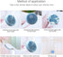 V-TOP Back Scrubber for Shower, Silicone Body Scrubber with Long Handle and Soft Bristles, Bath Exfoliator Brush