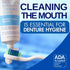 Dr. B Dental Solutions Cleanadent Denture and Gum Toothpaste, 4 oz - ADA Accepted, All-Natural for Odor and Stain