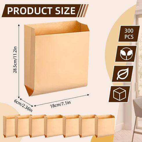 Zikoos 300 Pcs Sanitary Napkin Disposal Bags, Disposable Sanitary Bags for Feminine Products, Diaper Bags Wax Paper
