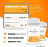 Chewable Iron 65 mg with Vitamin C 270 mg Supplement for Women/Men, 60 Days Supply, Zesty Orange Flavor (60 Count)