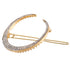 Hedume 12 Pack Vintage Rhinestone Hair Clips, Stars and Moon Hair Pins, Metal Alloy Diamond-studded Accessories for