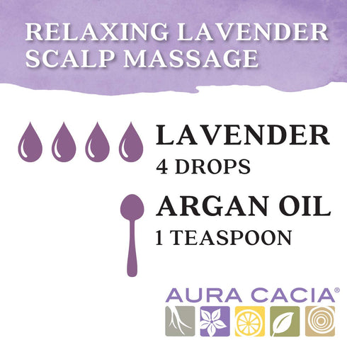 Aura Cacia 100% Pure Lavender Essential Oil, 0.5 fl. oz, Therapeutic Grade, Calm Relaxing Aroma