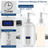 SUQAEEI Massage Oil Heater Warmer,with / Switchable Display, Two Oil Dispenser BottleConstant Temperature, Salon