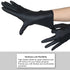 akgk 100 Pcs Disposable Black Nitrile Gloves, 4 Mil X-Large, Powder-Free Cleaning Gloves