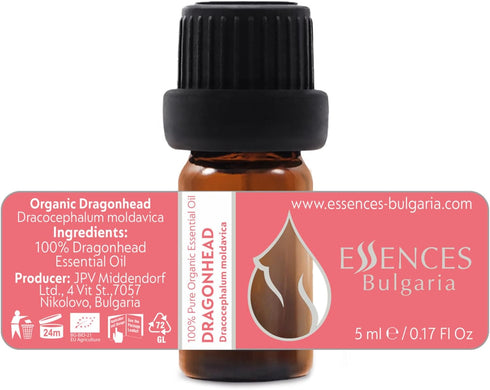 Set 100% (3 5 ml) Glowing Skin Organic Essential Oils | Helichrysum + Moldavian Dragonhead + St. John's Wort | Pure