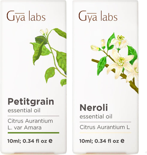 Petitgrain Essential Oil for Skin & Neroli Essential Oil for Skin Set