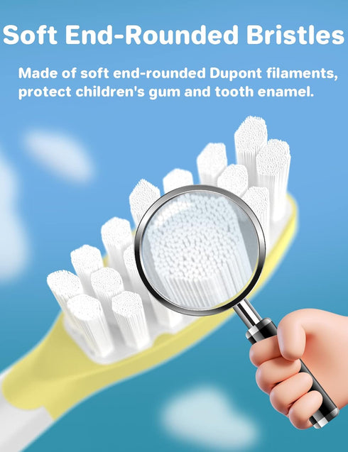 FutulkyUS Kids Toothbrush Replacement Heads for Philips Sonicare, Soft Electric Brush Head for Children 8 Pack