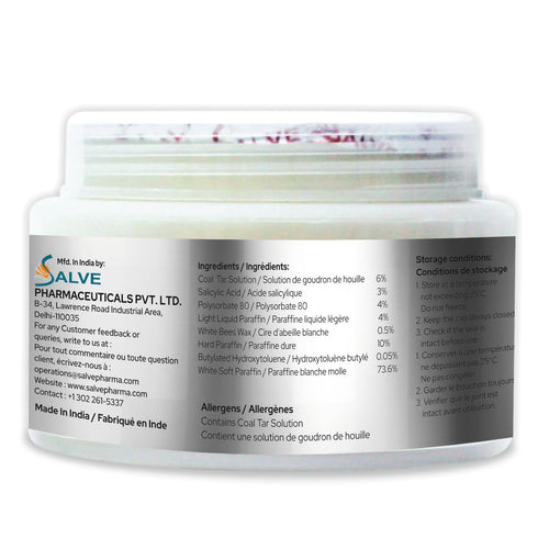 Psoriasis Coal Tar Salicylic Acid, 100gm (3.52 Ounce, Pack of 1)
