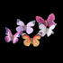 inSowni 20 Pack Multi Colors Butterfly Hair Clips Barrettes for Women Girls Kids Bridal Wedding Accessories