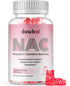 NAC Gummies 600mg - N Acetyl Cysteine Supplement for Antioxidants & Immune Support, Natural Strawberry Flavor