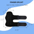 Finger Splint, Universal Trigger Finger Brace for Broken/Arthritis Pain and Sprain Relief, Trigger Finger Splint for Middle, Index, Ring (4 Pack,Black)