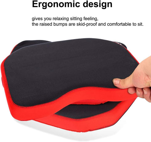 Keenso Soft Non-Slip Seat Cushion - Comfortable Fishing Pad for Sports, Camping, Relief from Back Pain