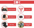 Ever Ready First Aid Self Adherent Cohesive Wrap Bandages - 2” x 5 Yards for First Aid, Sprains, Swelling, Sports, Pets