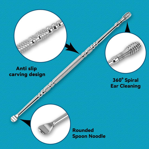 Ear Wax Removal Tool Set, Spiral Ear Cleaner, Ear Wax Remover, Ear Cleaning Tool, Ear Wax Removal Kit