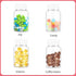 4Pcs Clear Pill Bottles, 80ml Empty Plastic Medicine Bottles with Caps, Small Travel Pill Case for Liquid Solid Powder