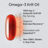 Sports Research Antarctic Krill Oil - Omega 3 Softgels 1000mg, 60 Capsules, Non-GMO & Gluten Free