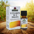 Nature's Answer Vitamin D-3 Drops with Extra Virgin Gold Olive Oil - Quickly Absorbed, No Fillers, 0.5oz