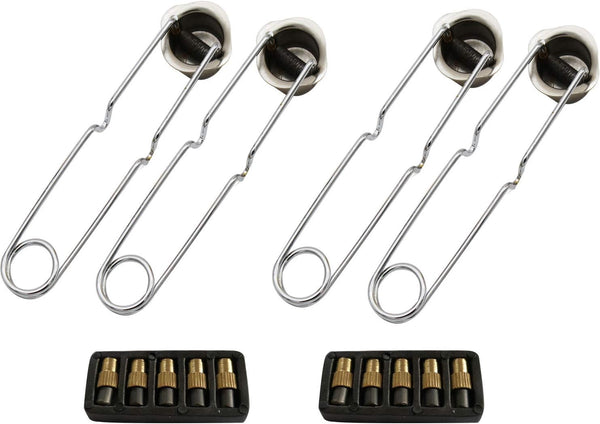 MENSI 4 Pack Spark Torch Igniter - Single Flint Spark Lighter for Propane Kitchen Torch Starter with 10pcs Free Flints