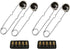 MENSI 4 Pack Spark Torch Igniter - Single Flint Spark Lighter for Propane Kitchen Torch Starter with 10pcs Free Flints