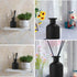 QUUPY 1PCS 150ml/5oz Sets Empty Refillable Glass Diffuser Bottle Exquisite Essential Oils Container for DIY Replacement