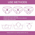 PHOGARY (7 1), Set Reusable Menstrual Pads in Bamboo Cloth Pads for Heavy Flow with Wet Bag, Washable Overnight Cloth