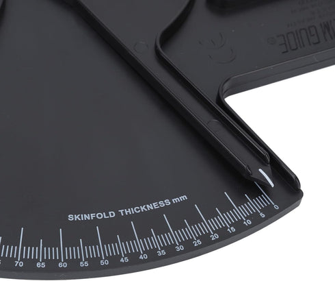 Body Fat Caliper, Professional Double Spring Skinfold Calipers, Body Fat Tape Measure Tool for BMI