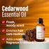 H’ana Cedarwood Essential Oil - 100% Pure Natural Cedarwood Oil for Hair, Diffuser, Aromatherapy (1 Fl Oz)