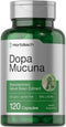 Horbaach Dopa Mucuna 120 Capsules | Velvet Bean Extract | 15% L-Dopa | Non-GMO & Gluten Free Herbal Supplement