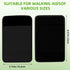 Update Walker Grip Covers Pads - Soft Cushion Padding for Rolling Wheelchair, Walker, Rollator Handle, Moisture Wicking