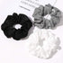 Silk Satin Scrunchies for Women, Big Scrunchy Ponytail Holder, No Crease Hair Bands, Soft Elastic Hair Ties for Vsco