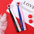 2 Pcs Black and White Heart Shaped Couple Toothbrushes, Eco-Friendly Nano Manual Dental Care Brushes
